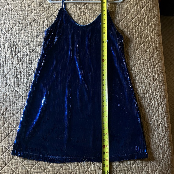 Allregra K royal blue sequin party/new years eve dress size M; like new - Picture 5 of 10